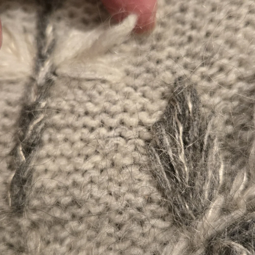 Vintage Cool Wool By Satish Knit Mohair Cardigan - Picture 6 of 6
